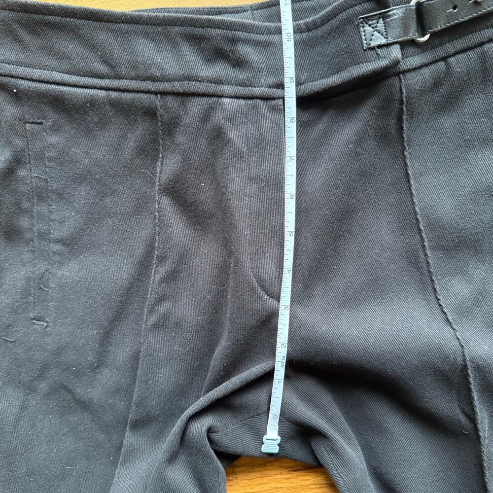 Marie Valois Black Tapered Leg Trouser Pants Size 8 Glof Classic Professional - Picture 10 of 15